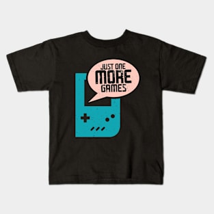 Just One More Games, Gift Gaming Kids T-Shirt